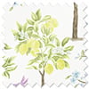 Lemon Grove, Blossom - Motorised Roman Blind